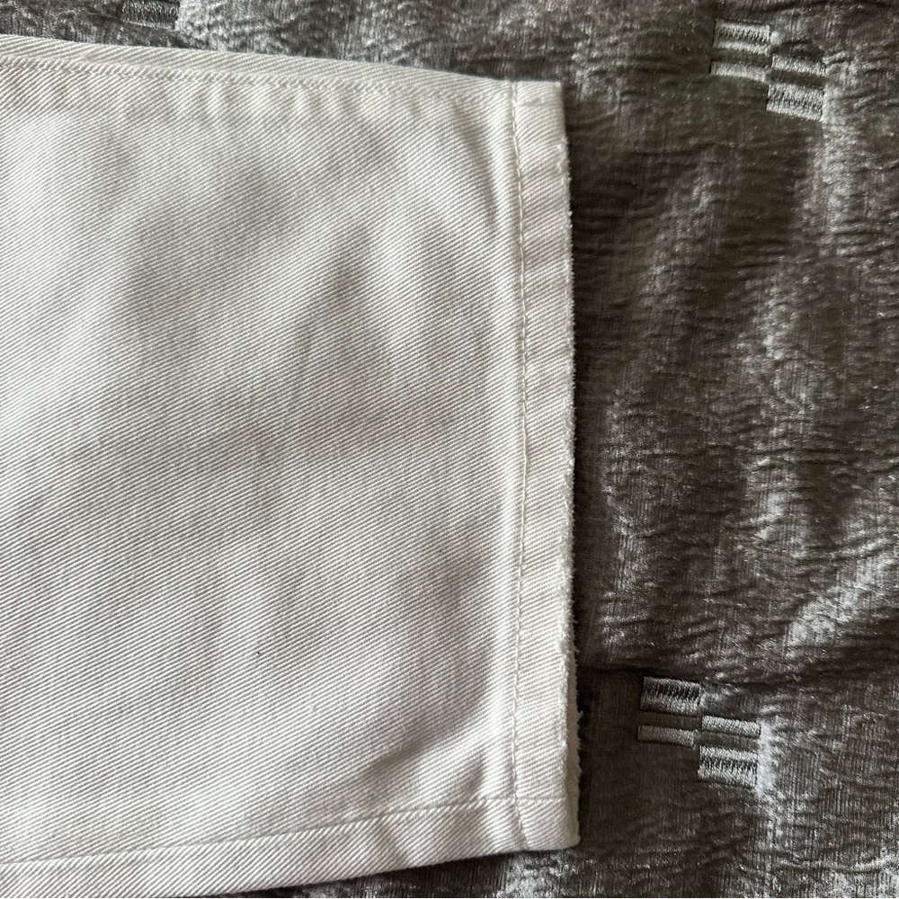 Eloquii Plus Size Distressed White Denim Pants - Picture 8 of 10